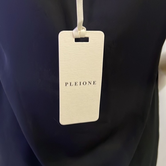 NWT Pleione Square Neck Smock Sleeve Tank Black XS - Picture 4 of 5